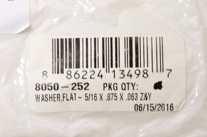 OEM Arctic Cat 8050-252 Flat Washer 5/16x.875x.063 Qty 2 NOS