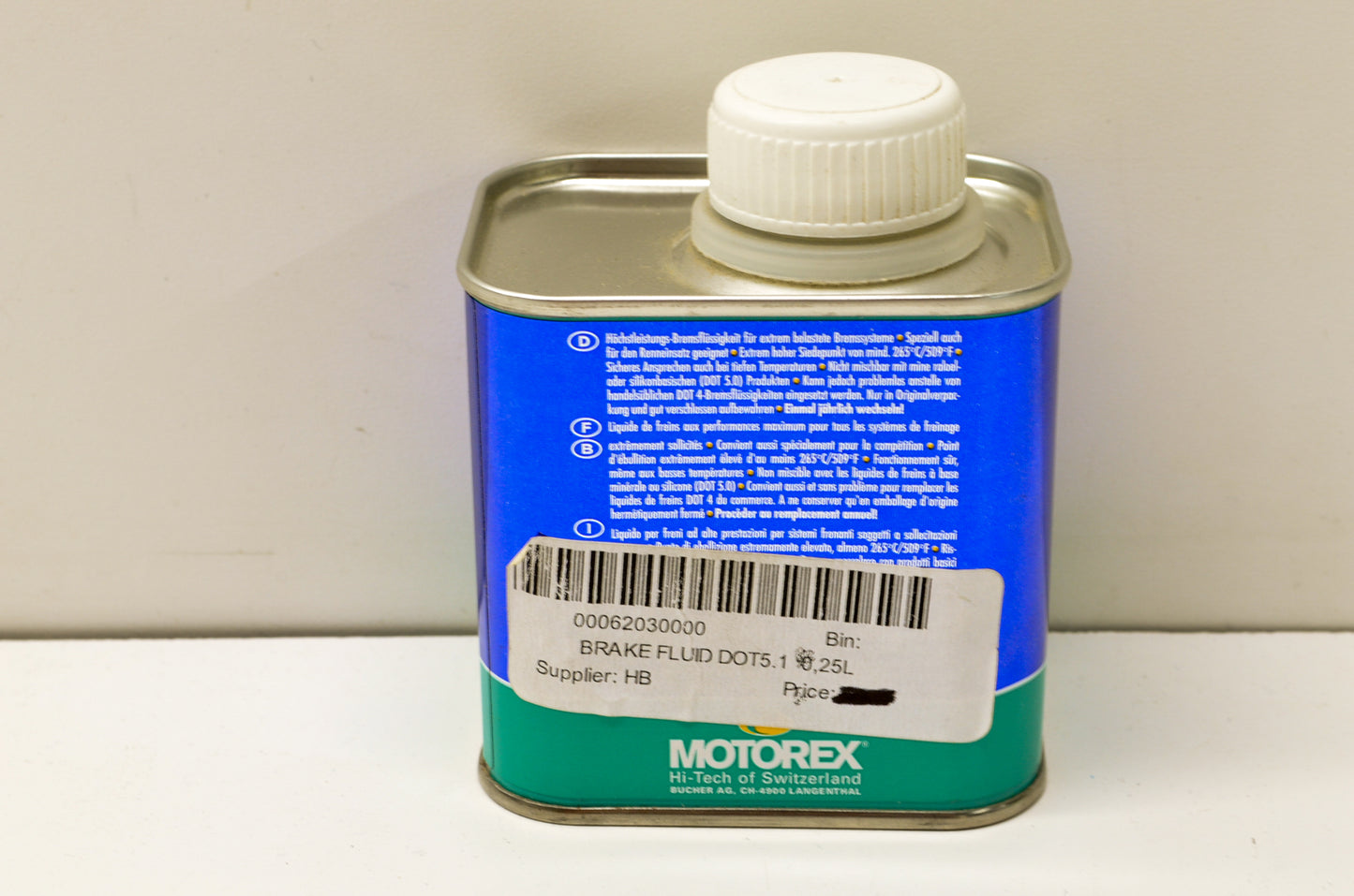 OEM KTM 62030000 Motorex Brake Fluid DOT 5.1 8.82 Fl Oz Can
