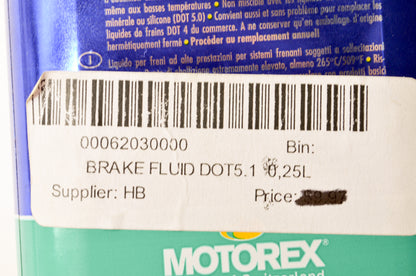 OEM KTM 62030000 Motorex Brake Fluid DOT 5.1 8.82 Fl Oz Can