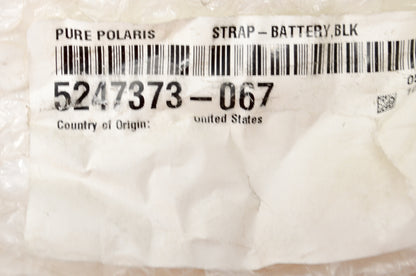 OEM Polaris 5247373-067 Black Battery Strap NOS