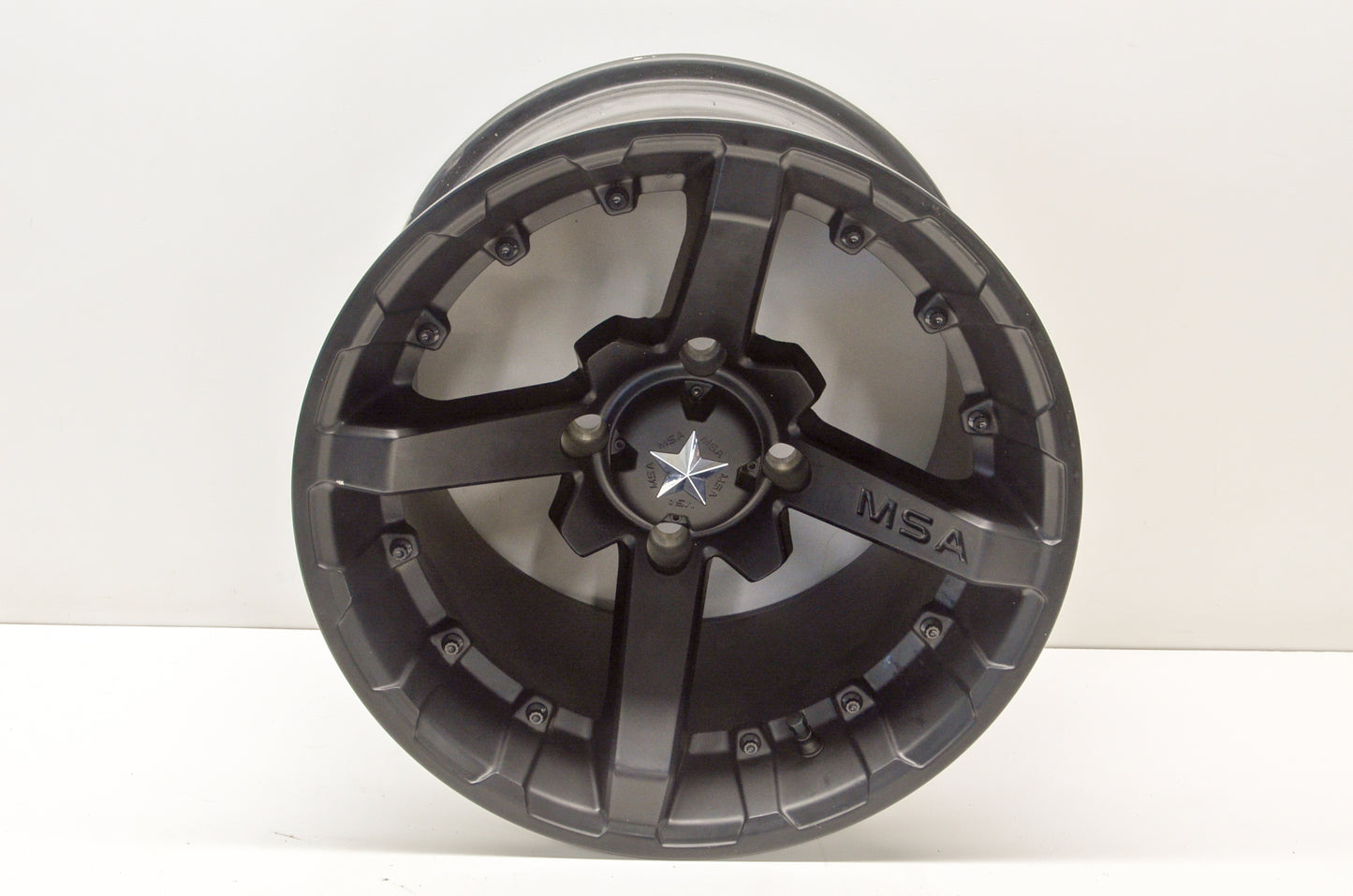 MSA M23-04010, 806454503124 Rim 14x10 4x110 Battle Wheel Black