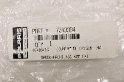 OEM Polaris 7043394 Front Shock 414.4mm NOS