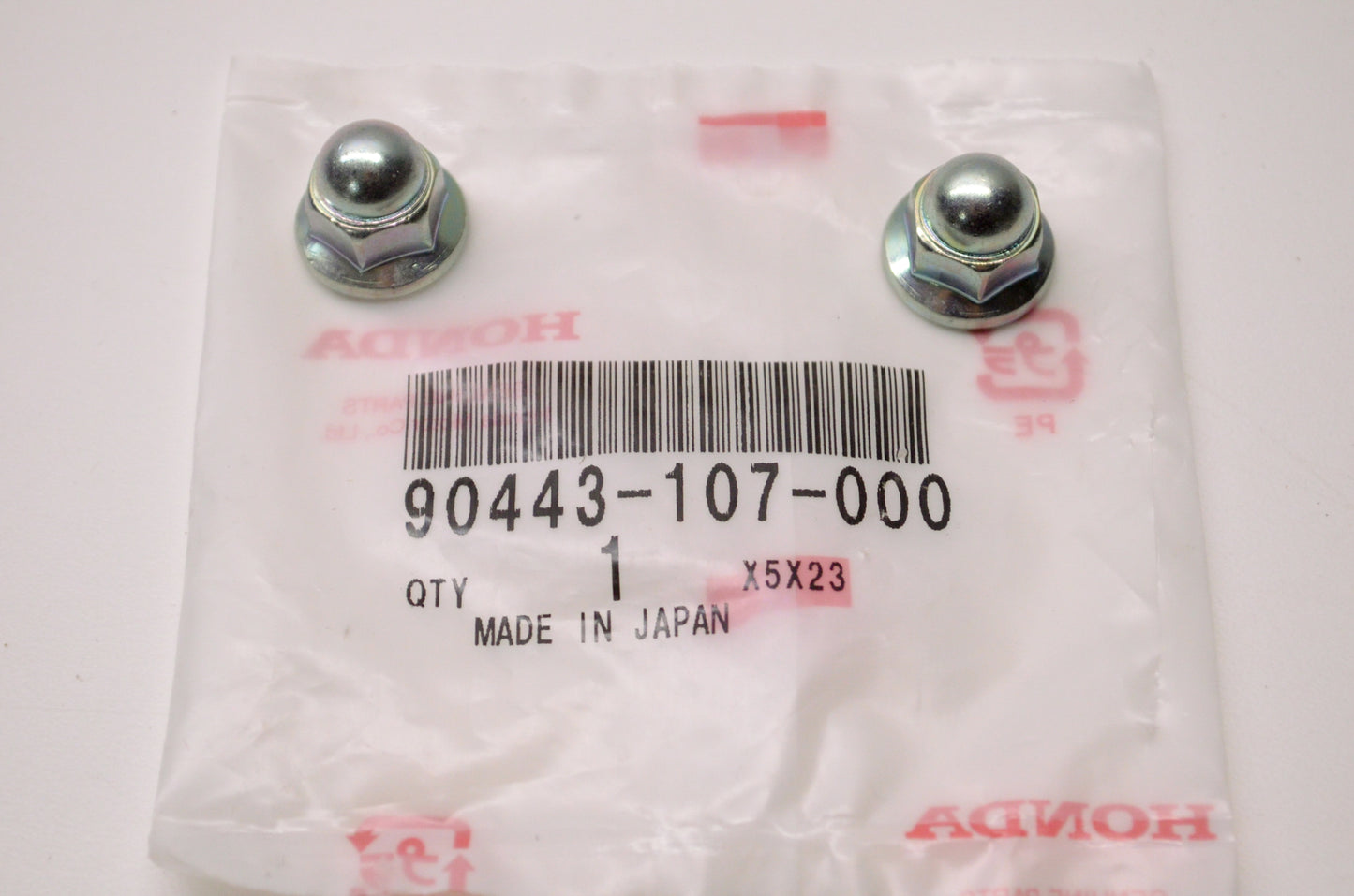 OEM Honda 90443-107-000 Cap Nut (8MM) Qty 2 NOS