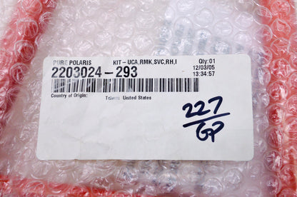 OEM Polaris 2203024-293 Upper Control Arm RH Kit (Indy Red) NOS