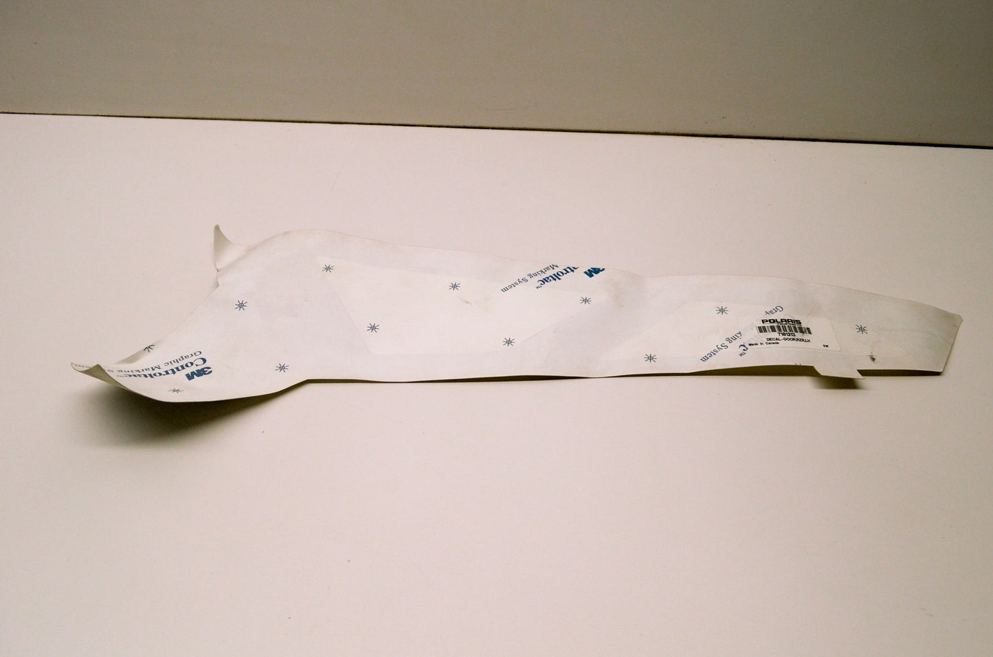 OEM Polaris 7181213 Left Hand RZR Door Decal NOS