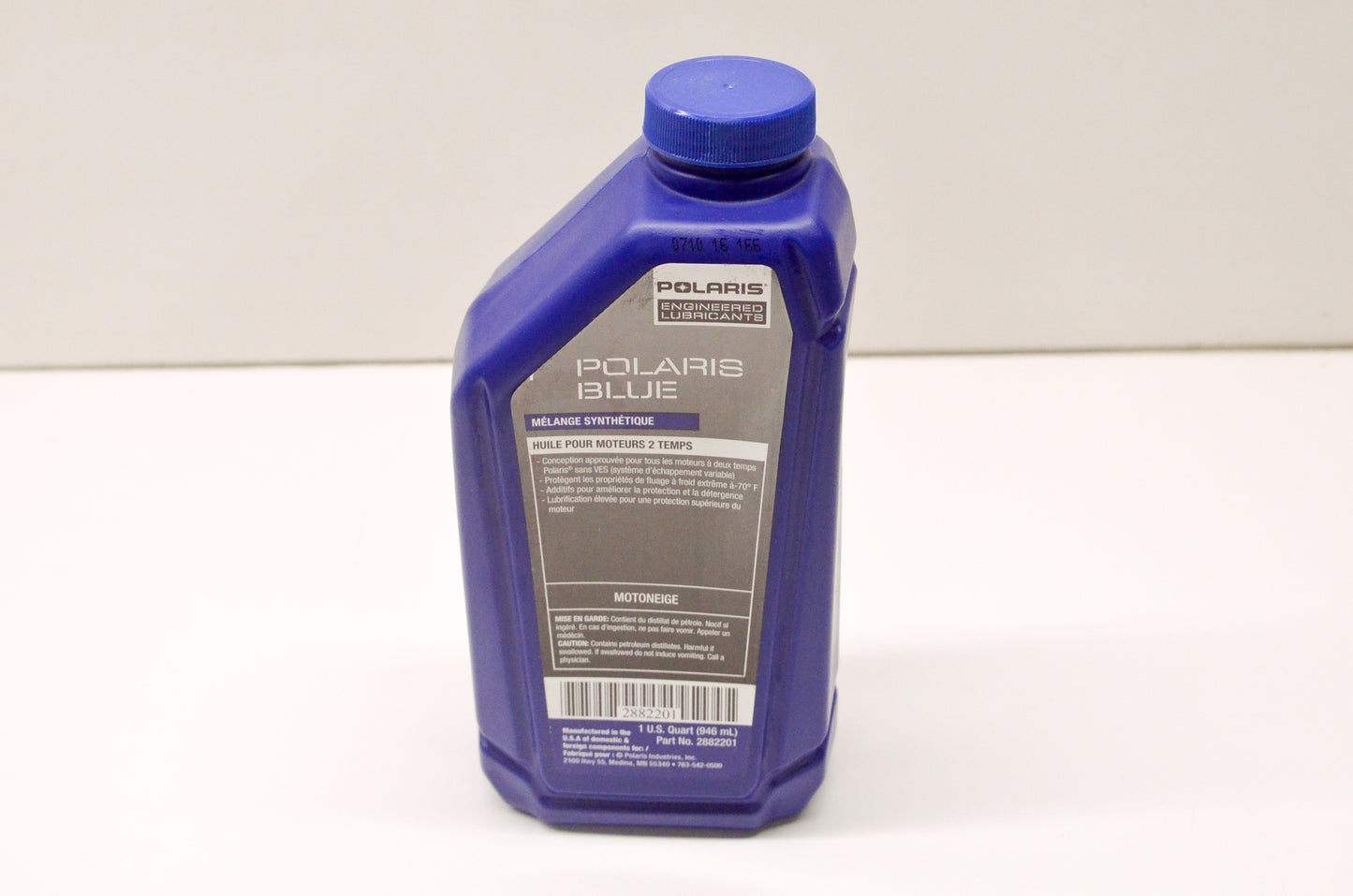 OEM Polaris 2882201 Polaris Blue Synthetic Blend 2-Cycle Engine Oil 1 Qt NOS