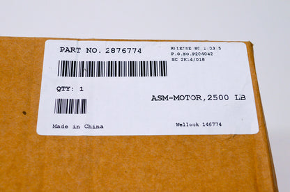 OEM Polaris 2876774 Winch Motor Assembly 2500 LB