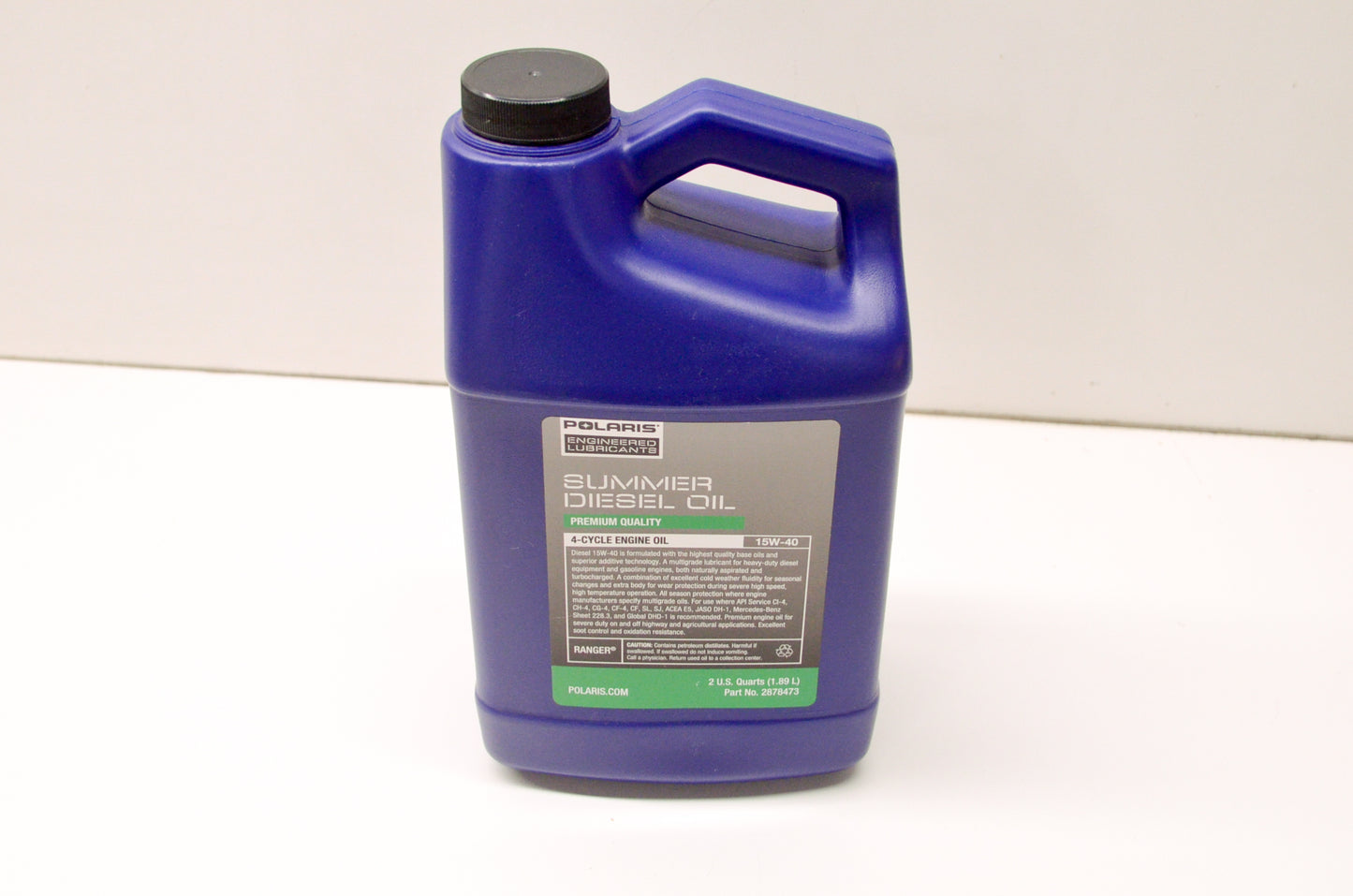 OEM Polaris 2878473 Summer Diesel Oil 4-Cycle 15W-40 2 Qts NOS
