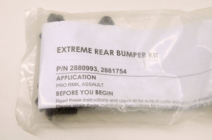 OEM Polaris 2880993, 2881754 Extreme Rear Bumper Kit Yellow Lime NOS