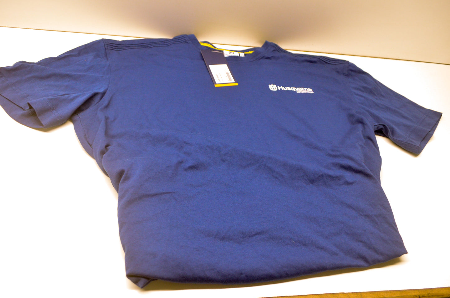 OEM Husqvarna UHS1556205 Basic Logo Tee Blue XL NOS