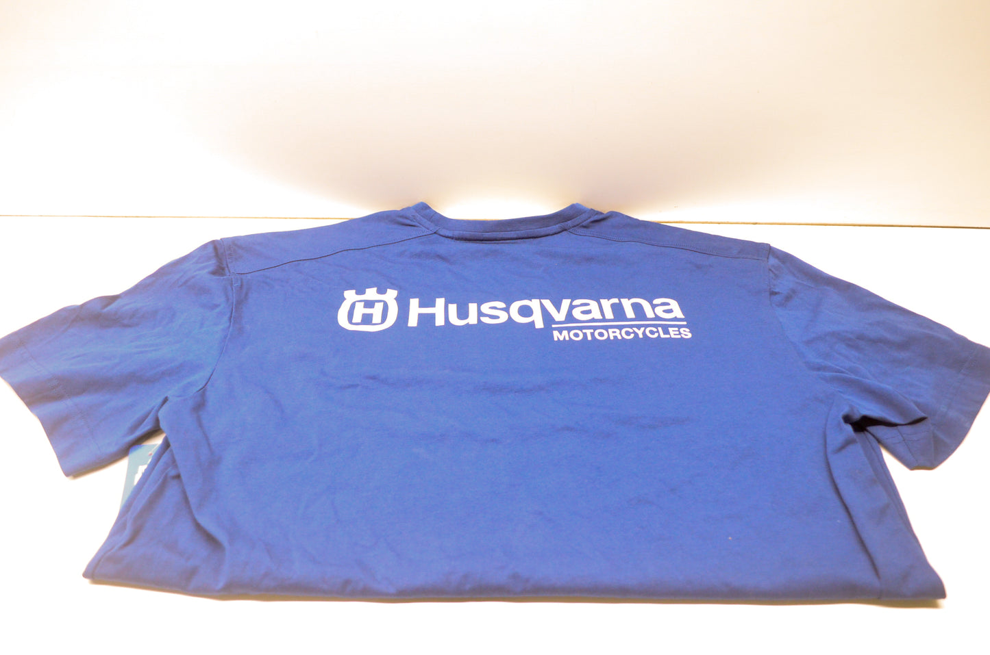 OEM Husqvarna UHS1556205 Basic Logo Tee Blue XL NOS