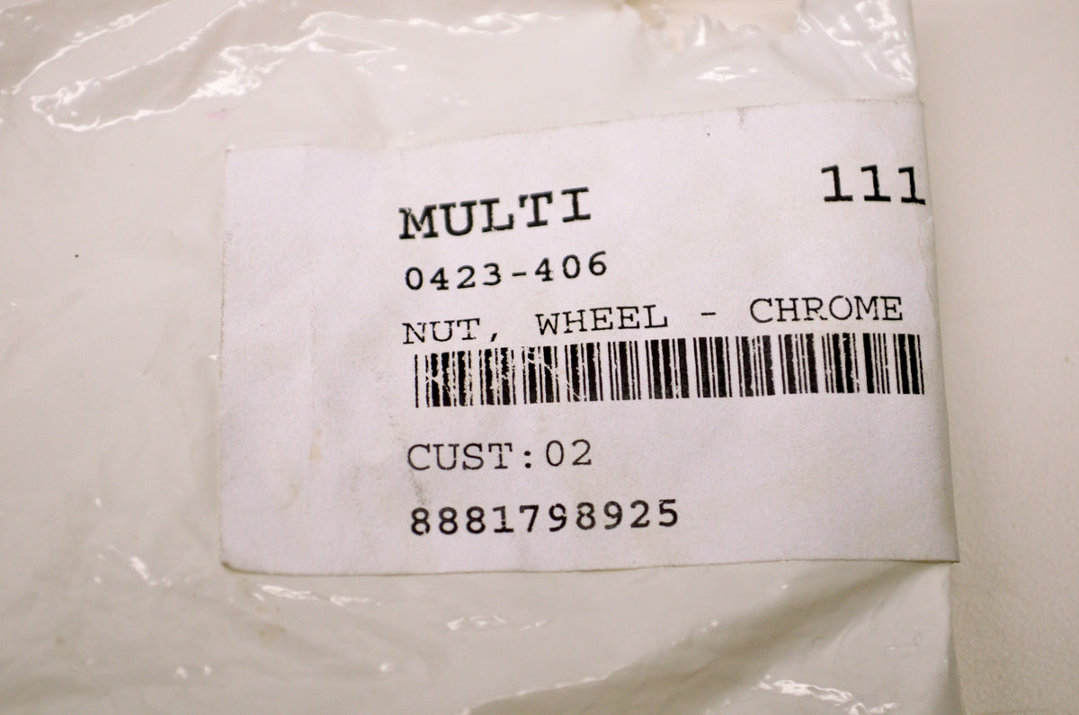 OEM Arctic Cat 0423-406 Chrome Well Nut Qty 3 NOS