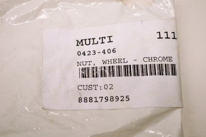 OEM Arctic Cat 0423-406 Chrome Well Nut Qty 3 NOS