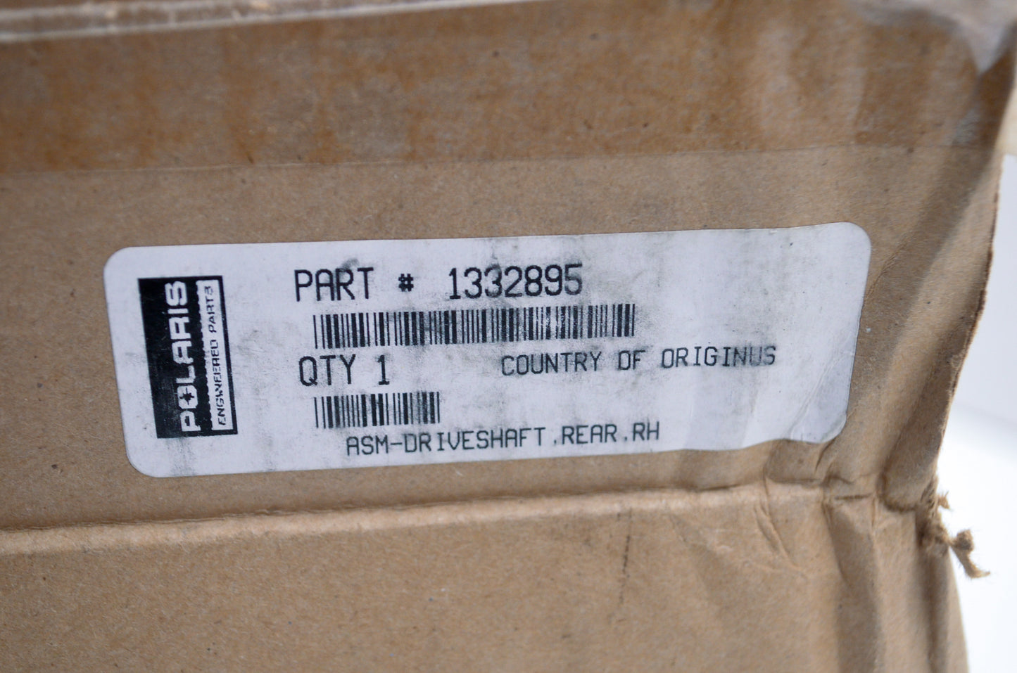 OEM Polaris 1332895 Right Hand Rear Drive Shaft Assembly