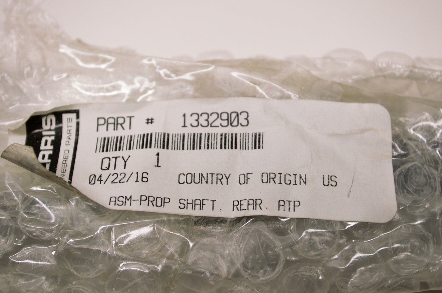 OEM Polaris 1332903 Rear Prop Shaft Assembly