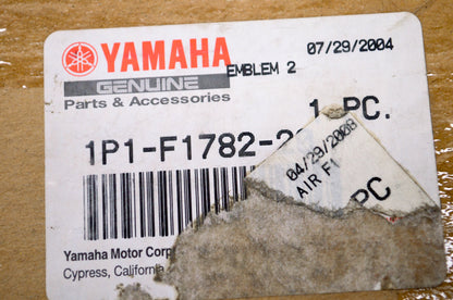 OEM Yamaha 1P1-F1782-20-00 Emblem NOS