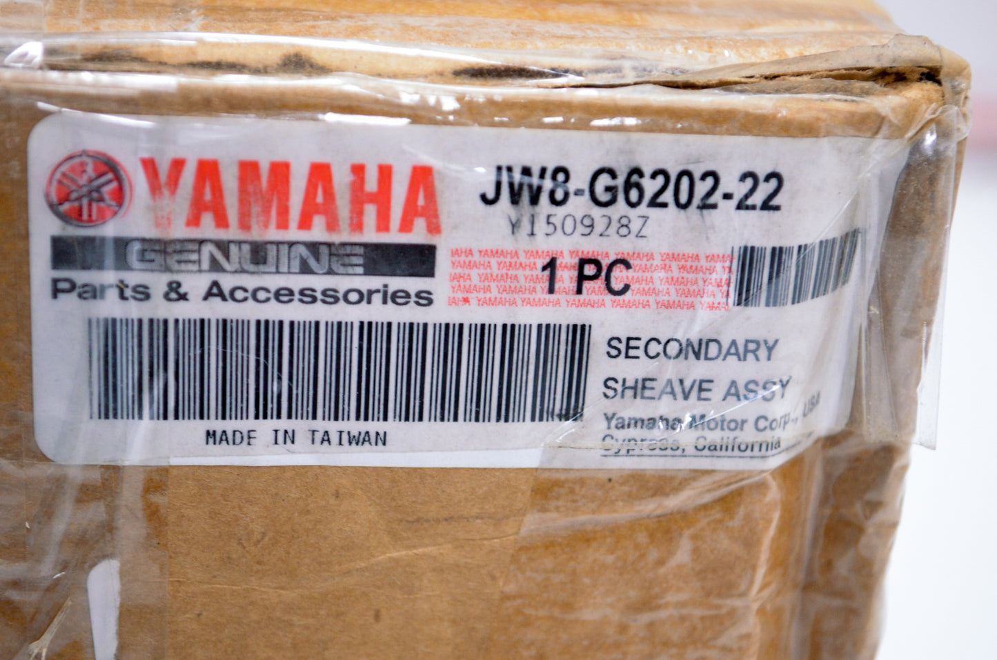 OEM Yamaha JW8-G6202-22-00 Secondary Sheave Assembly