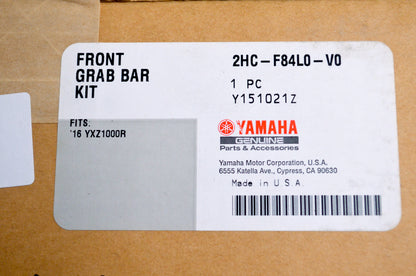 OEM Yamaha 2HC-F84L0-V0-00 Front Grab Bar Kit NOS