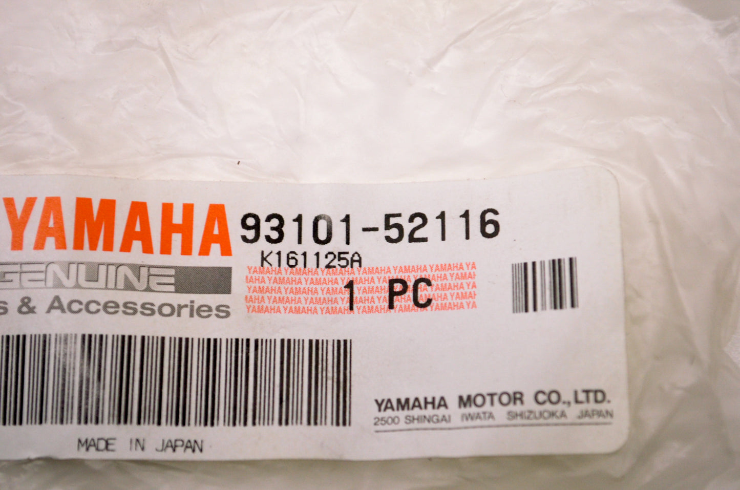 OEM Yamaha 93101-52116-00 S-Type Oil Seal Type 63 NOS