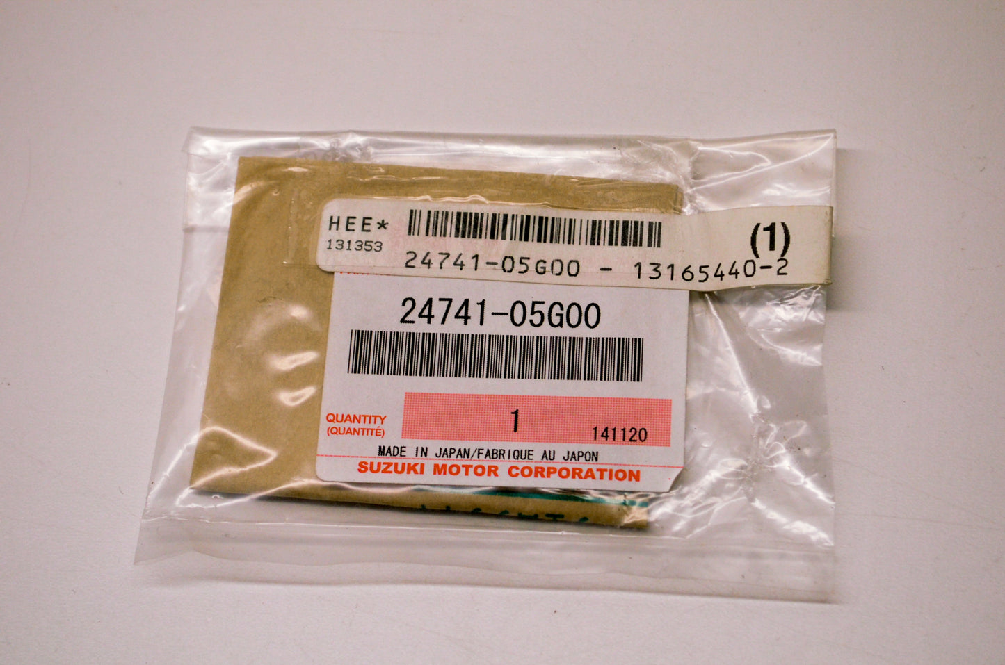 OEM Suzuki 24741-05G00 Counter Shaft Retainer NOS