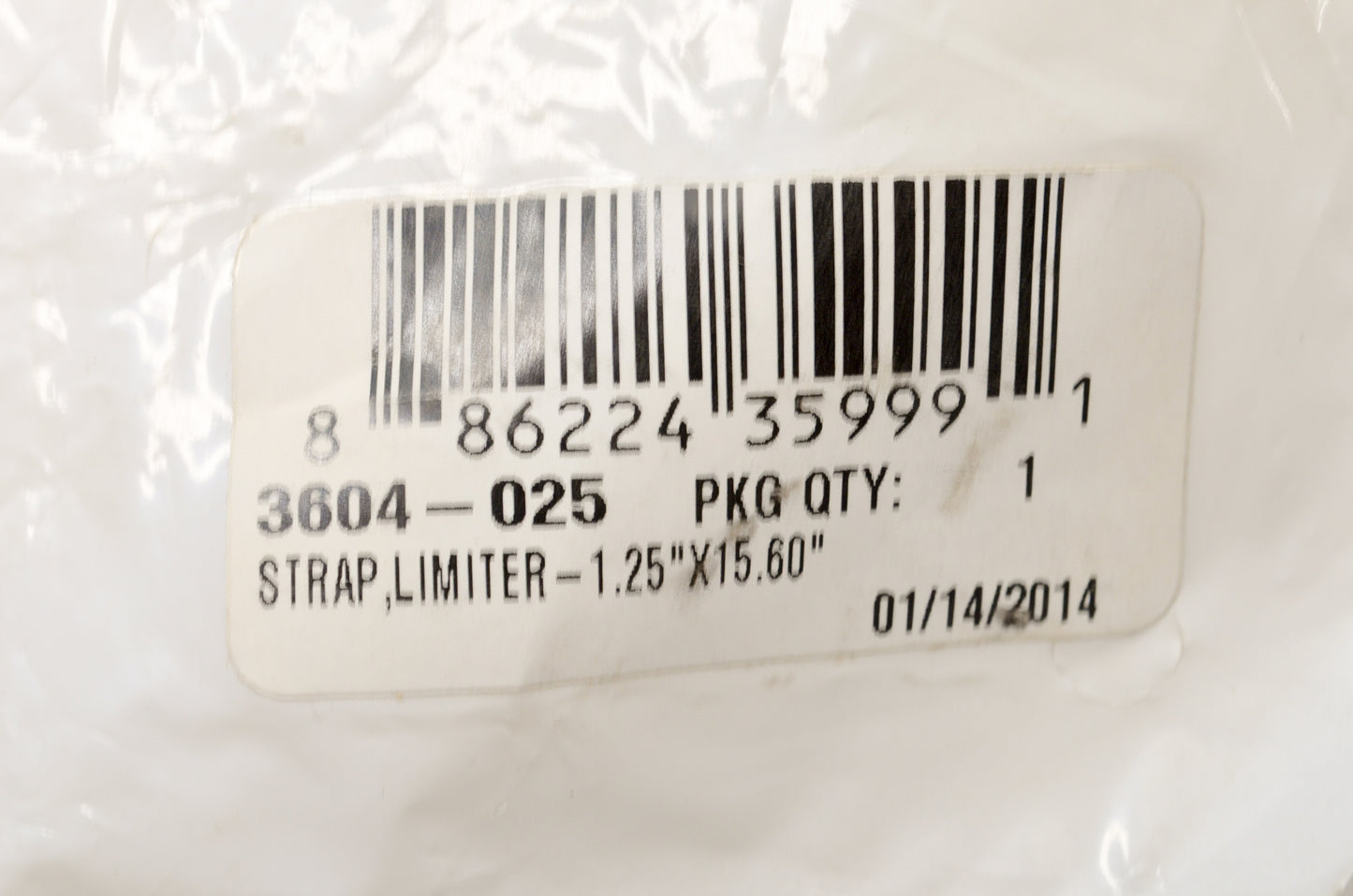 OEM Arctic Cat 3604-025 Limiter Strap 1.25"X15.60" NOS