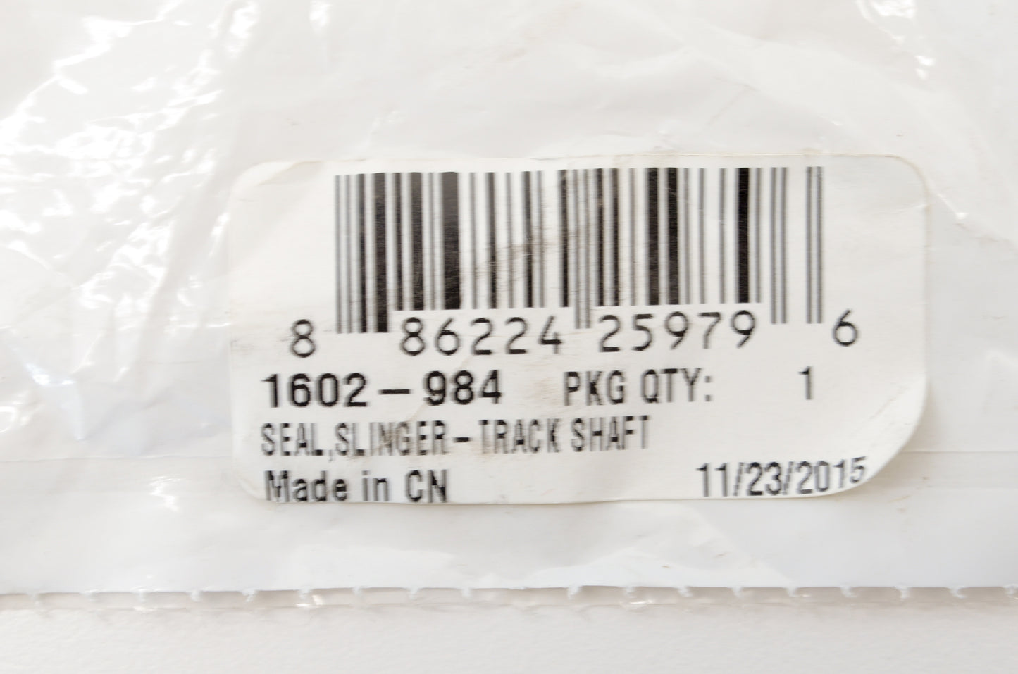 OEM Arctic Cat 1602-984 Track Shaft Slinger Seal NOS