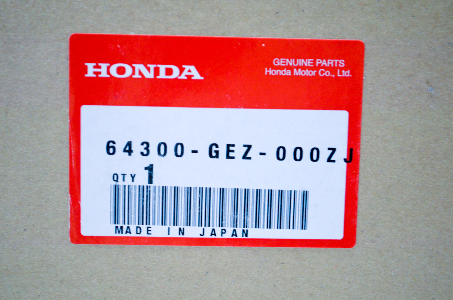 OEM Honda 64300-GEZ-000ZJ Front Cover Set NH1 NOS
