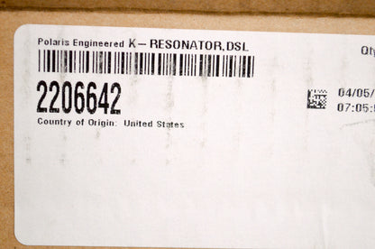 OEM Polaris 2206642 Resonator Kit NOS