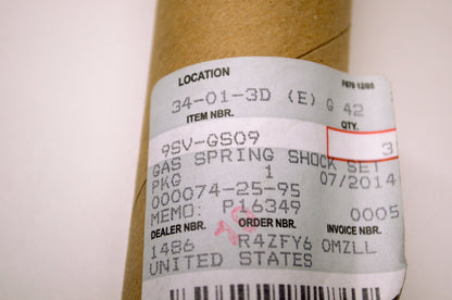 OEM Kawasaki 9SV-GS09 Gas Spring Shock Set NOS