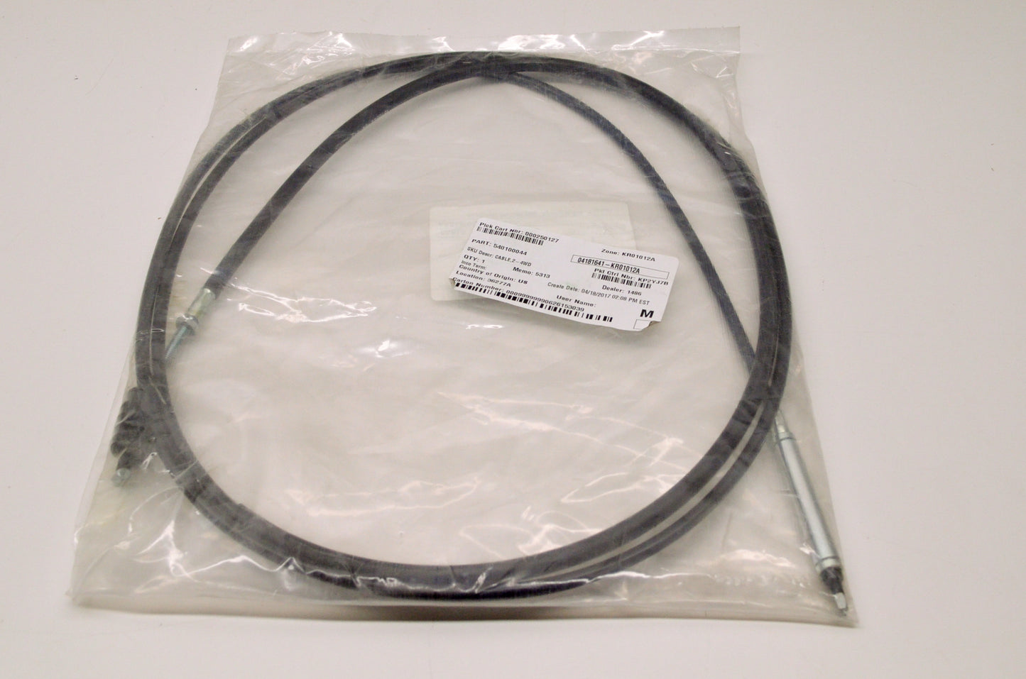 OEM Kawasaki 54010-0044 Cable 2WD/4WD NOS