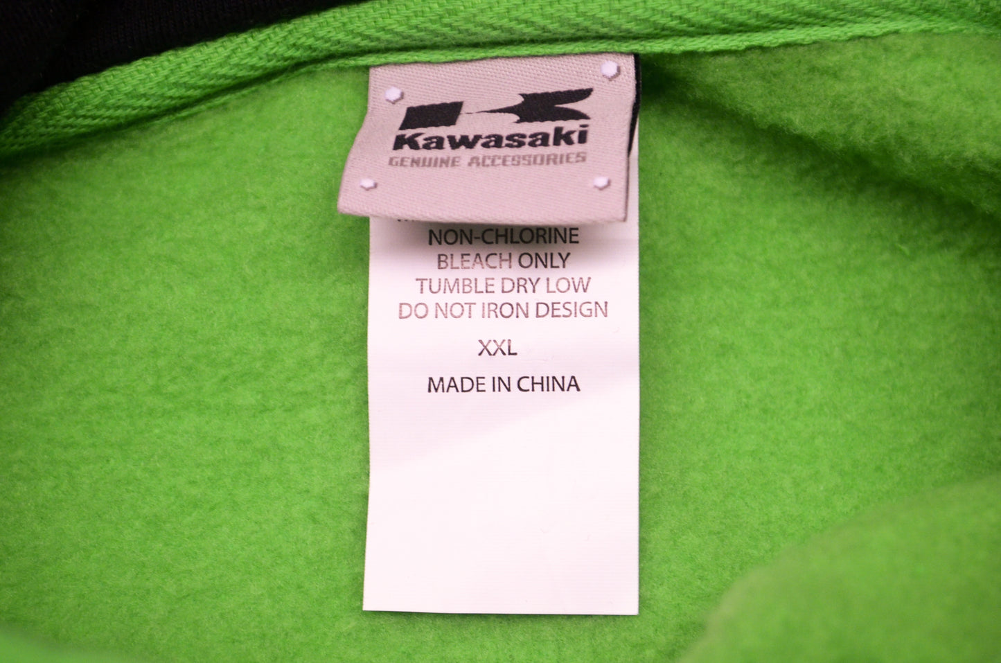 OEM Kawasaki K005-1277-GN2X K Logo Pullover Hoodie Size 2XL NOS