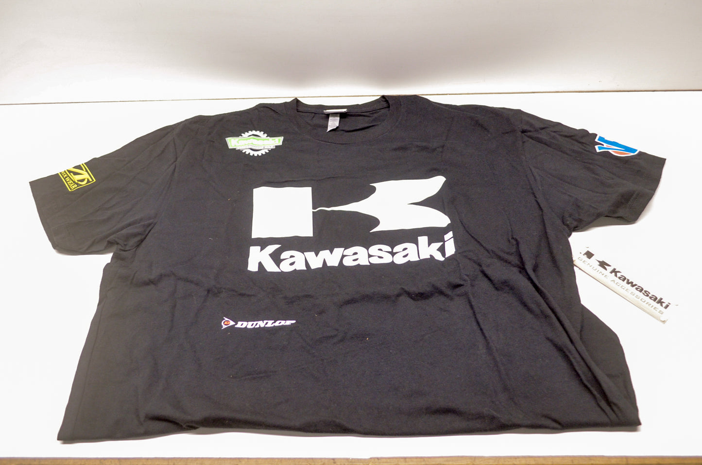 OEM Kawasaki K005-2583-BK2X K Race Tee Shirt Size 2XL NOS