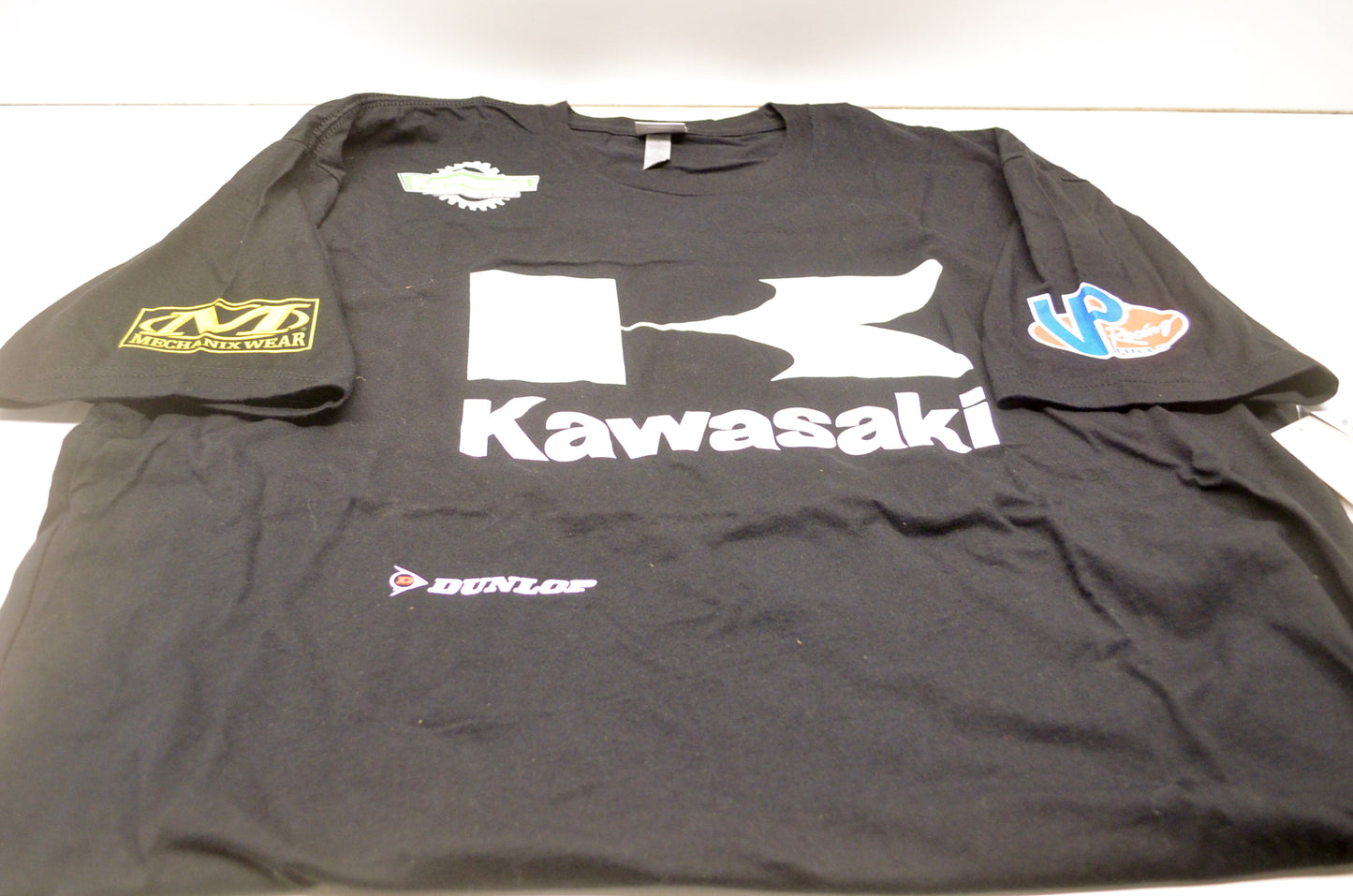 OEM Kawasaki K005-2583-BK2X K Race Tee Shirt Size 2XL NOS