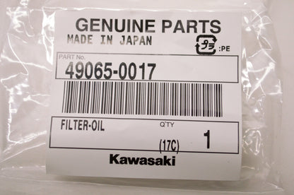 New OEM Kawasaki 49065-0017 Oil Filter NOS