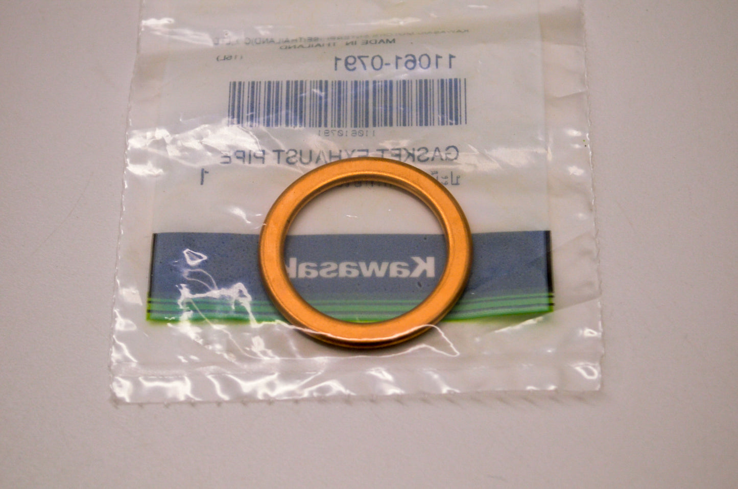 New OEM Kawasaki 11061-0791 Exhaust Pipe Gasket NOS