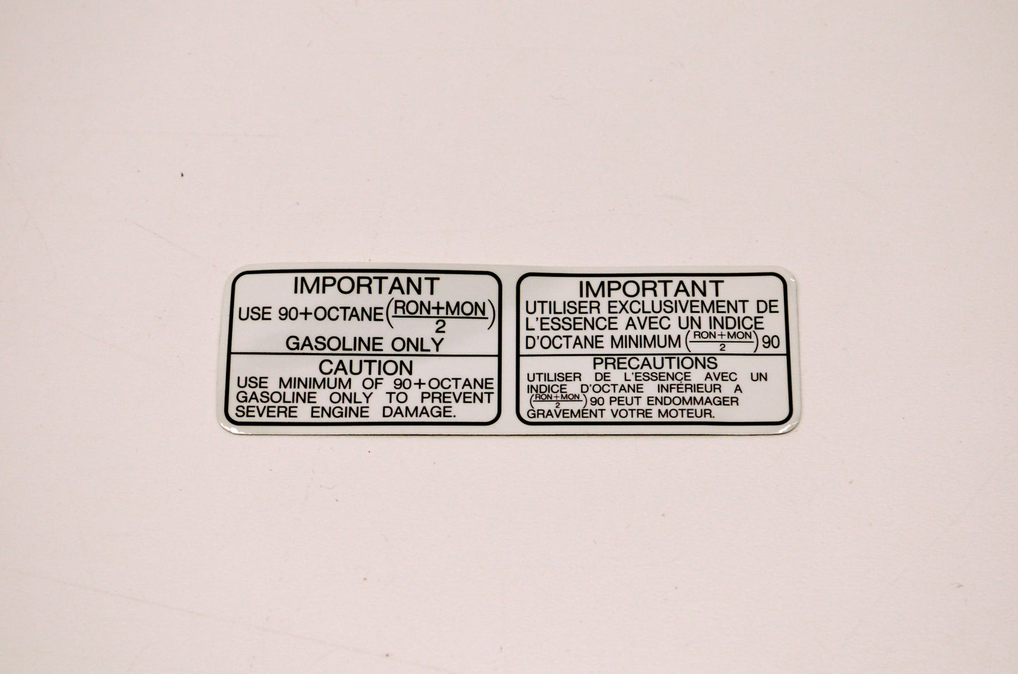 New OEM Kawasaki 56030-1178 Gasoline Label NOS