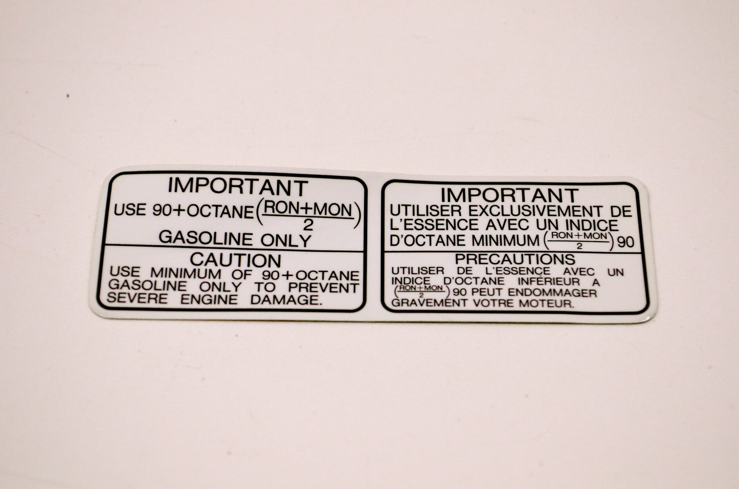 New OEM Kawasaki 56030-1178 Gasoline Label NOS