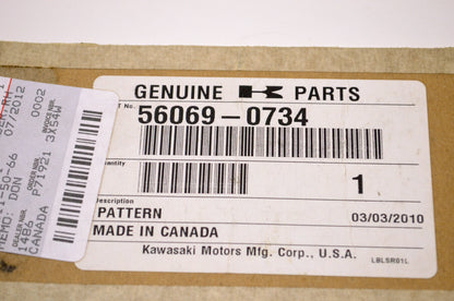 OEM Kawasaki 56069-0734 Rear Right Hand Fender Pattern NOS