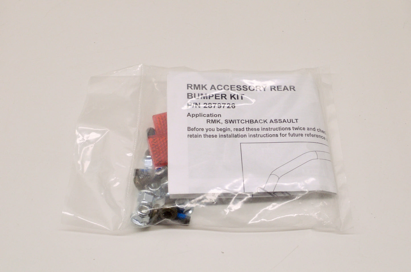 OEM Polaris 2879726 Rear Bumper Aluminum NOS