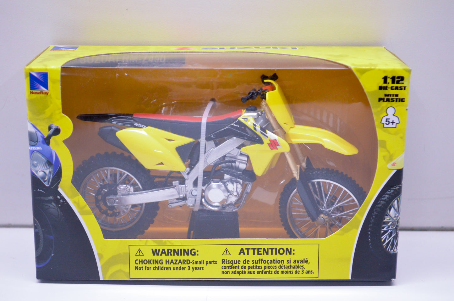 OEM Suzuki 155214, 57643 RM-Z450 1:12 Die-Cast Model NOS