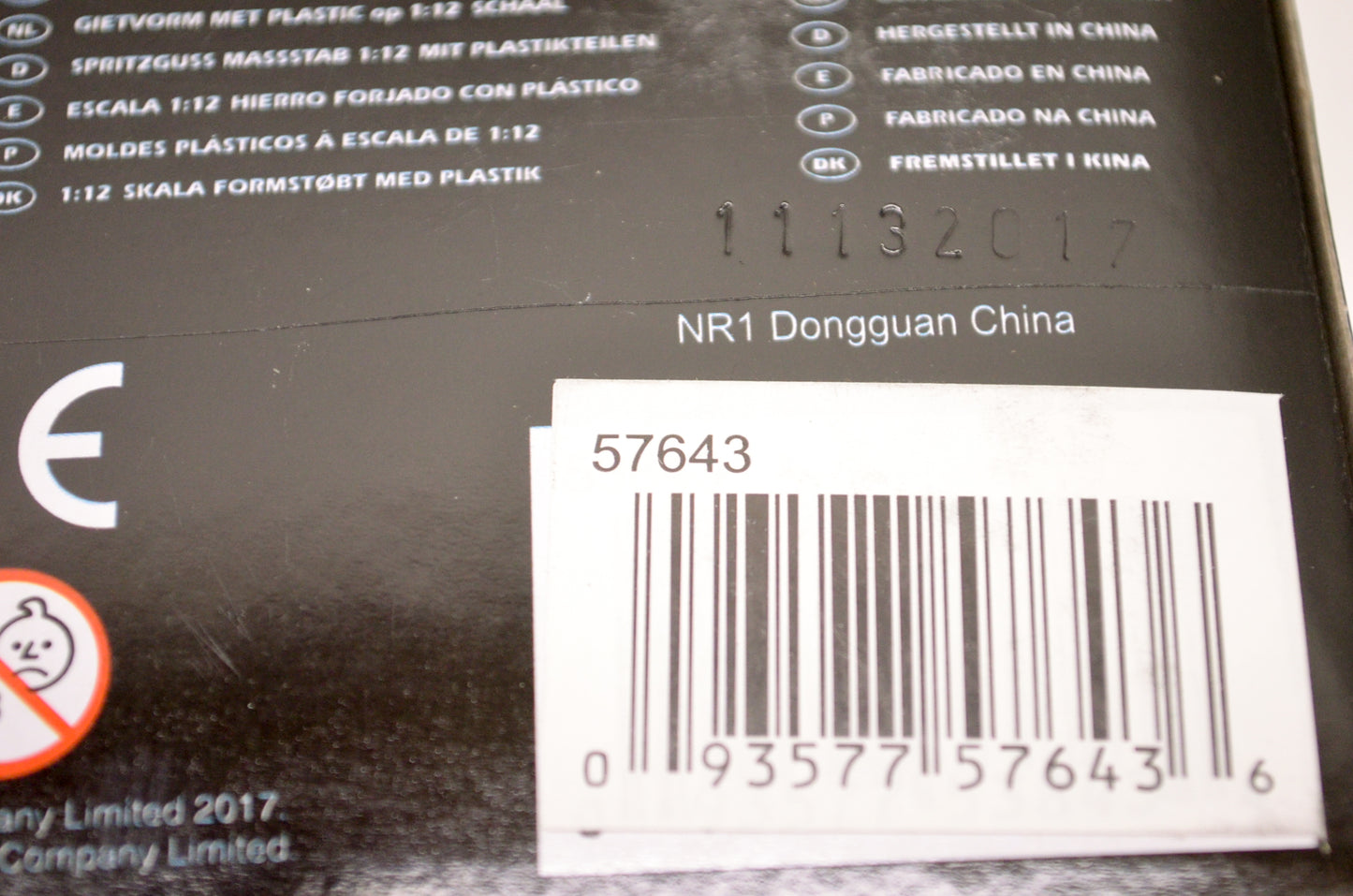 OEM Suzuki 155214, 57643 RM-Z450 1:12 Die-Cast Model NOS