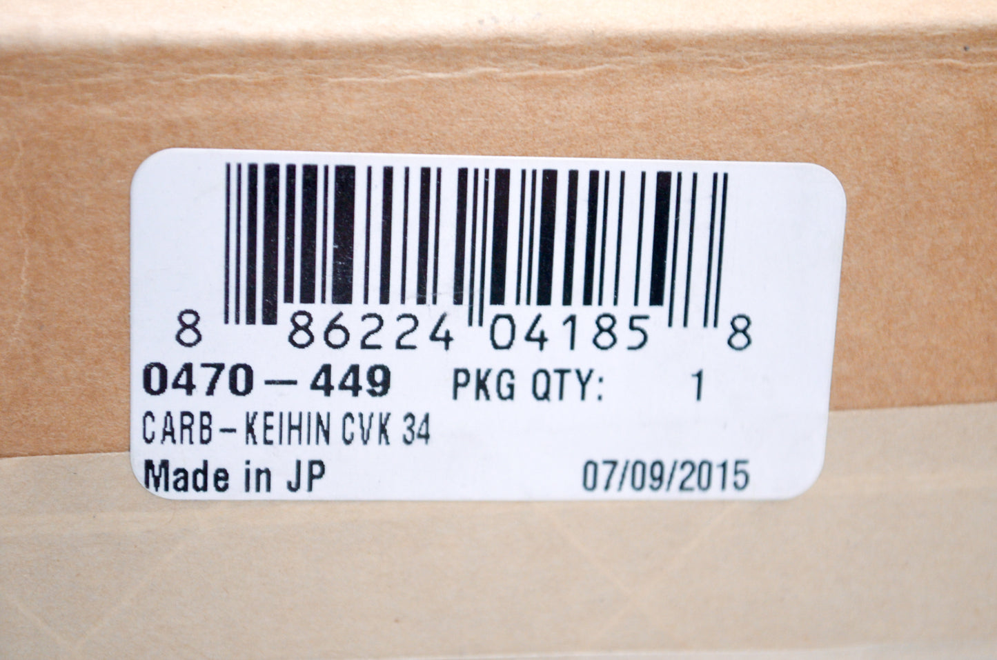 OEM Arctic Cat 0470-449 Carburetor Keihin CVK 34 NOS