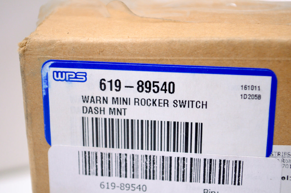 Warn 89540, 90288, 619-89540 Mini Rocker Switch Dash Mount NOS