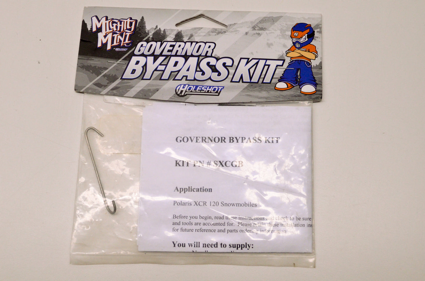 Holeshot 10-1506, 30167010, Mighty Mini Governor By-Pass Kit Polaris XCR 120 NOS