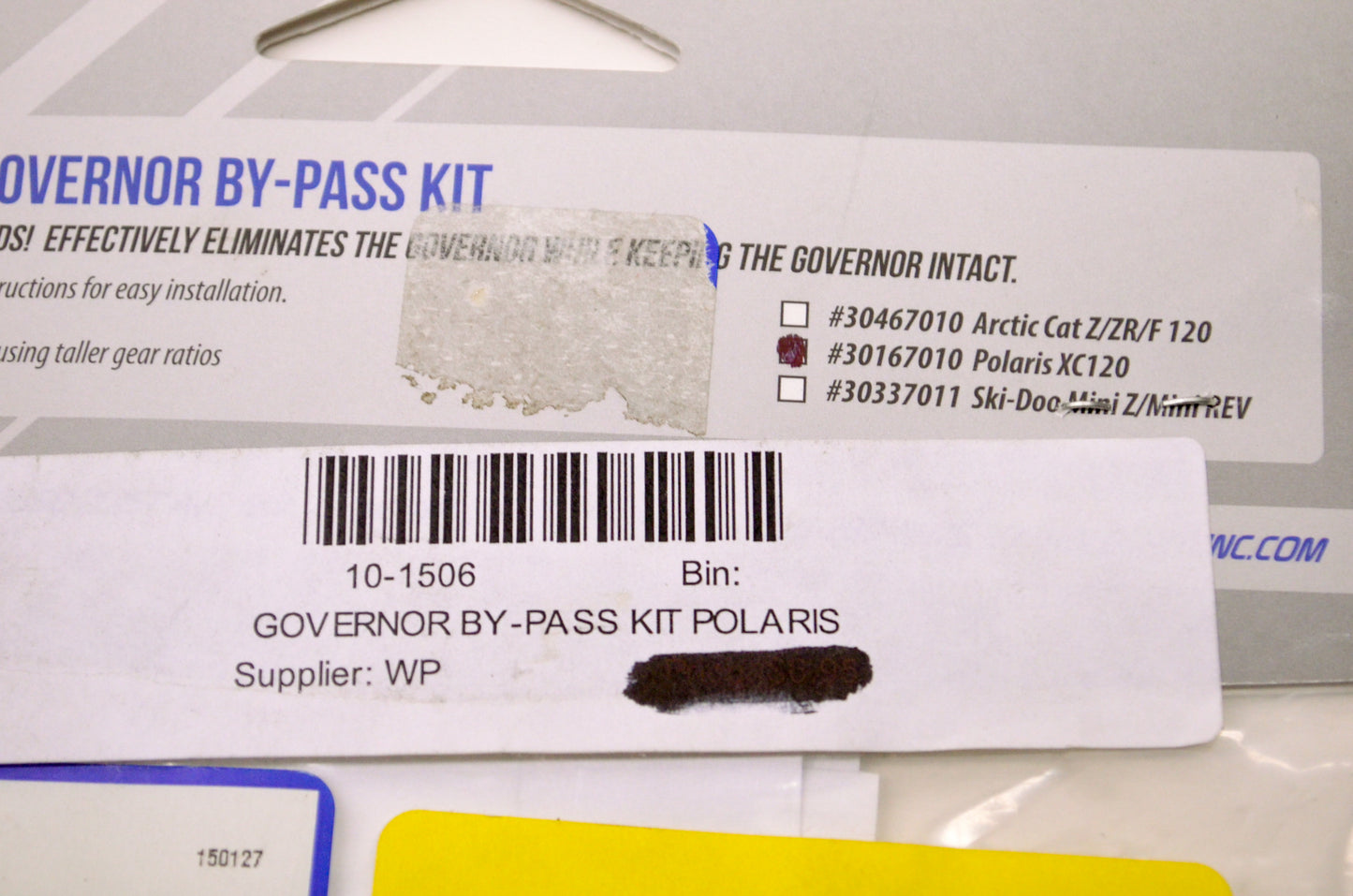 Holeshot 10-1506, 30167010, Mighty Mini Governor By-Pass Kit Polaris XCR 120 NOS