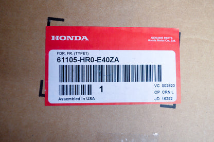 OEM Honda 61105-HR0-E40ZA Front Fender Type 1 NOS
