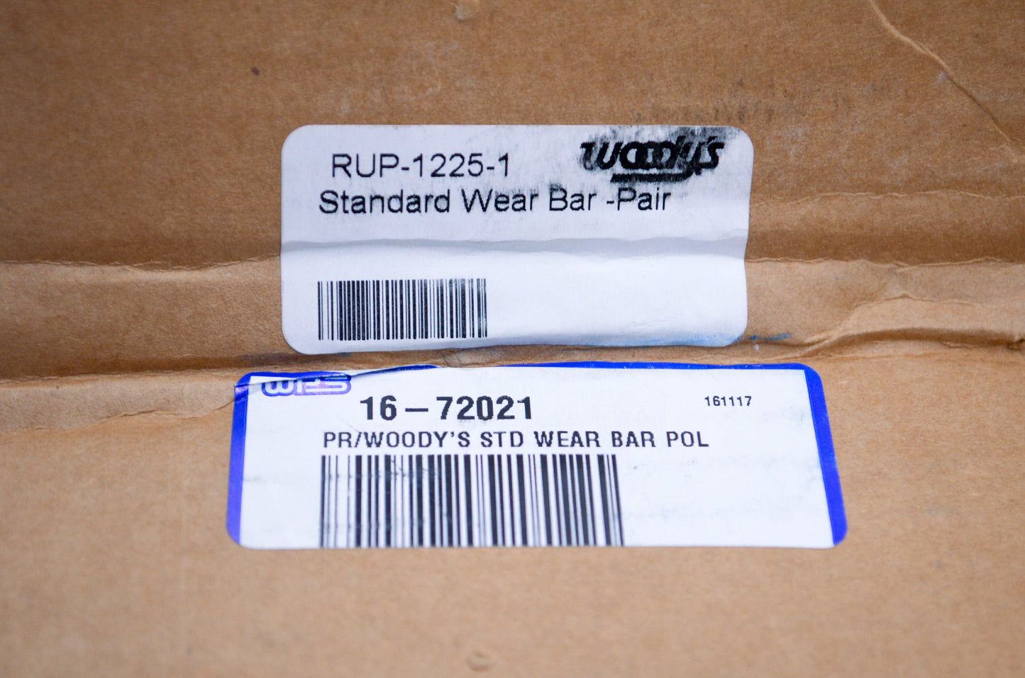 Woody's RUP-1225, 16-72021 Standard Wear Bar NOS