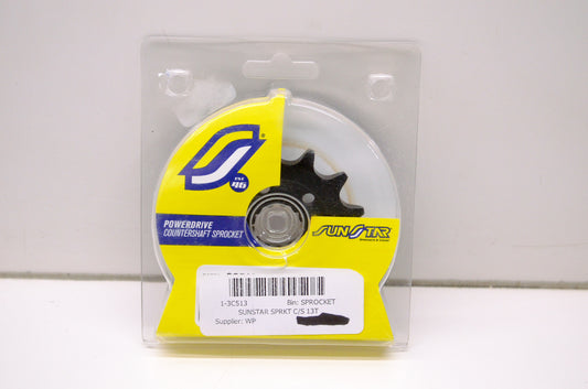 Sunstar 3C513, 1-3C513, 160411 Suzuki 13 Tooth Countershaft Sprocket NOS