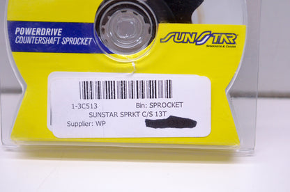 Sunstar 3C513, 1-3C513, 160411 Suzuki 13 Tooth Countershaft Sprocket NOS