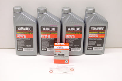OEM Yamaha LUB-SMBCG-KT-11 Snowmobile 4 Cyl Semi-Syn Oil Change Kit NOS